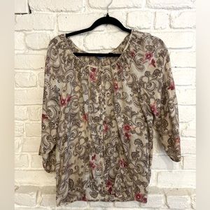 3/$20  IZOD Three-quarter length arm, size large top